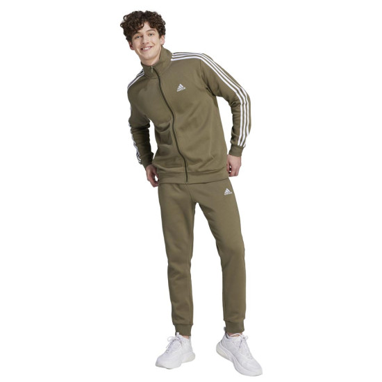 Adidas Ανδρικές φόρμες σετ Basic 3-Stripes Fleece Track Suit Adidas Ανδρικές φόρμες σετ Basic 3-Stripes Fleece Track Suit